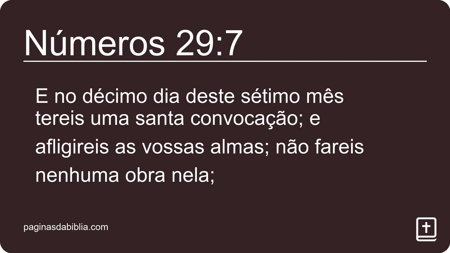 Números 29:7