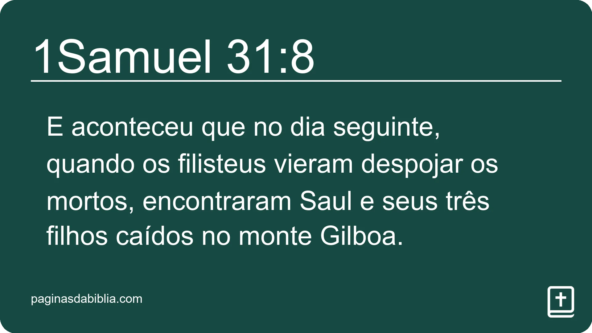 1Samuel 31:8