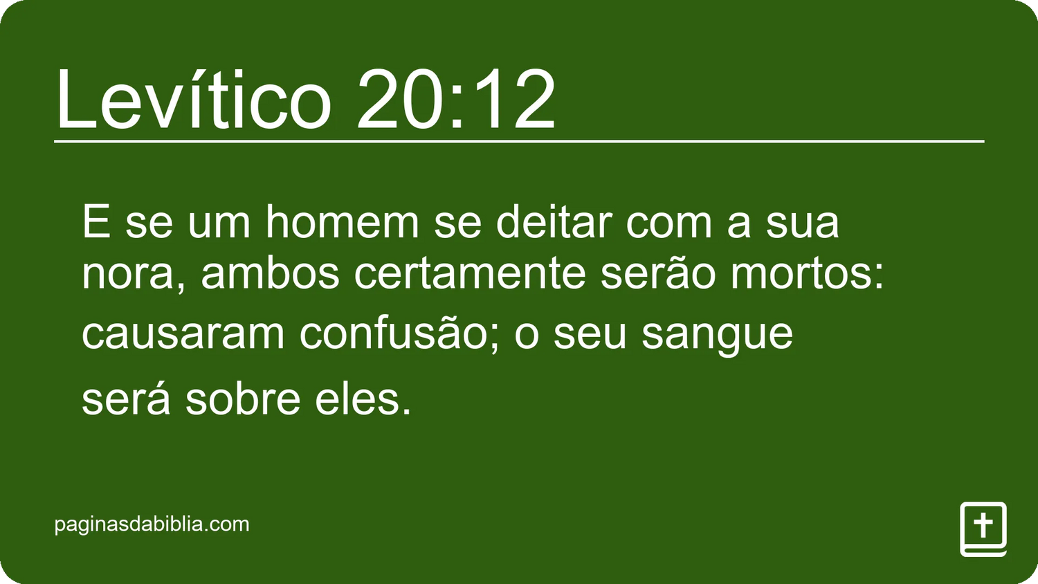 Levítico 20:12