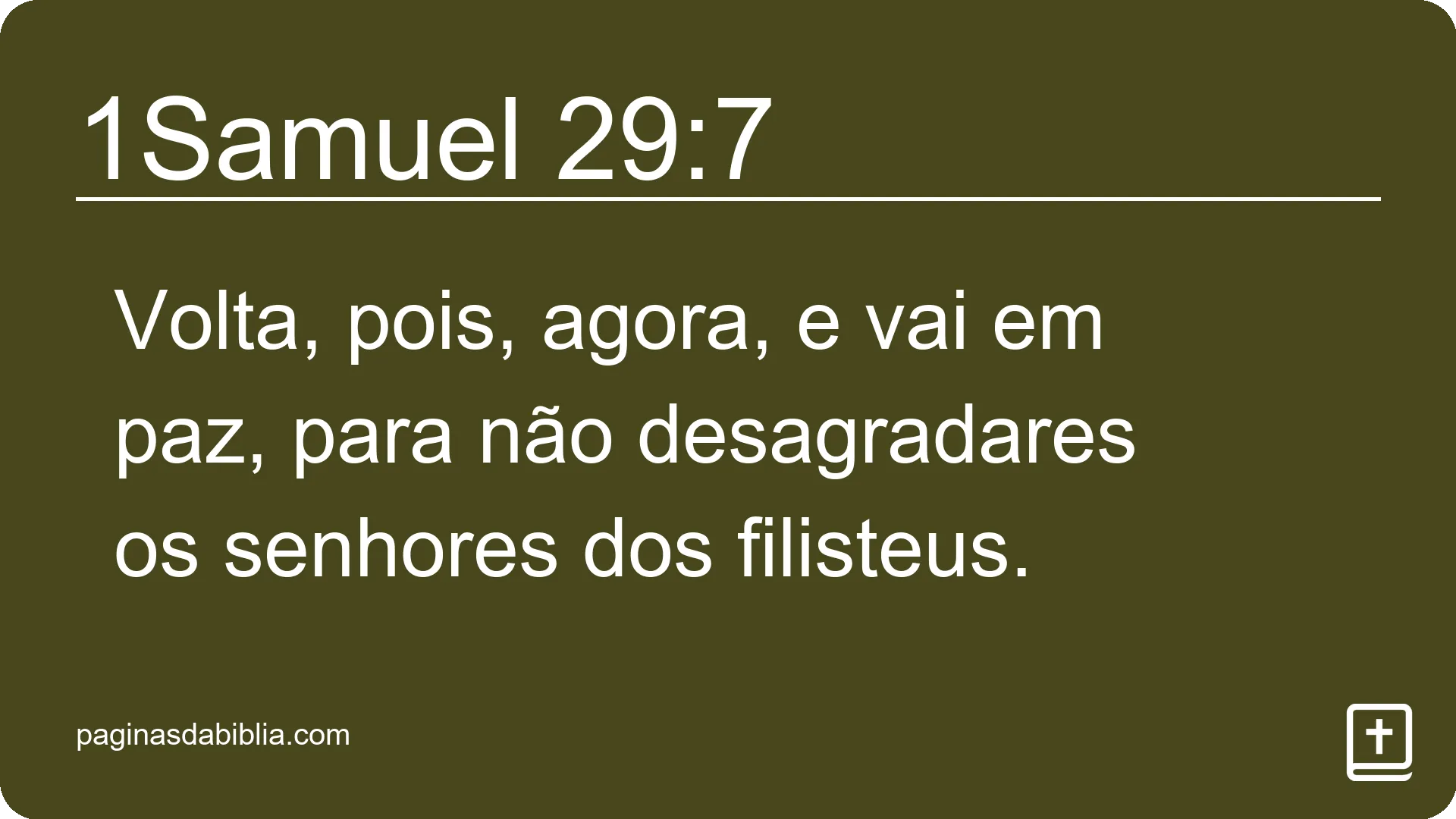 1Samuel 29:7