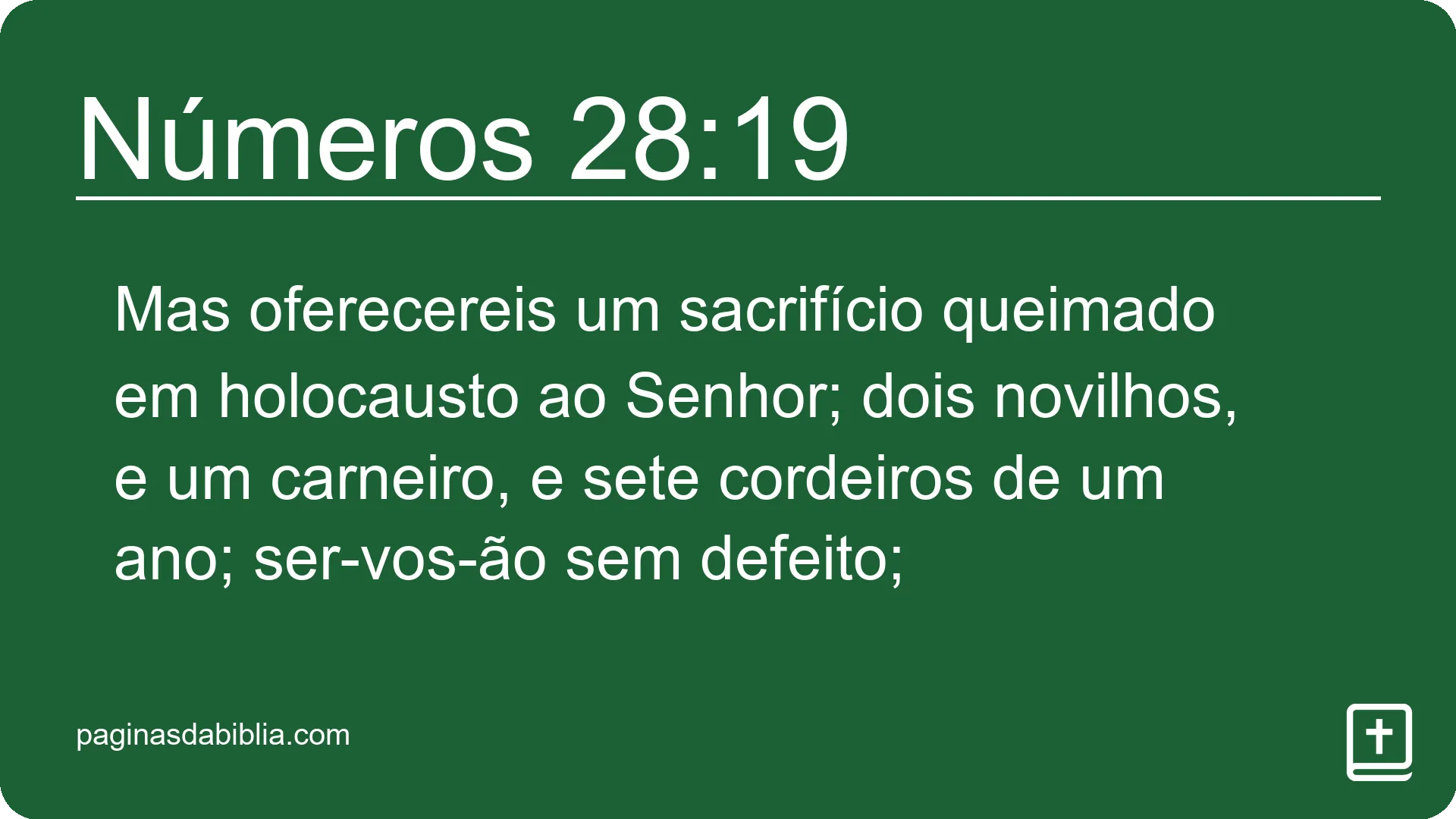 Números 28:19