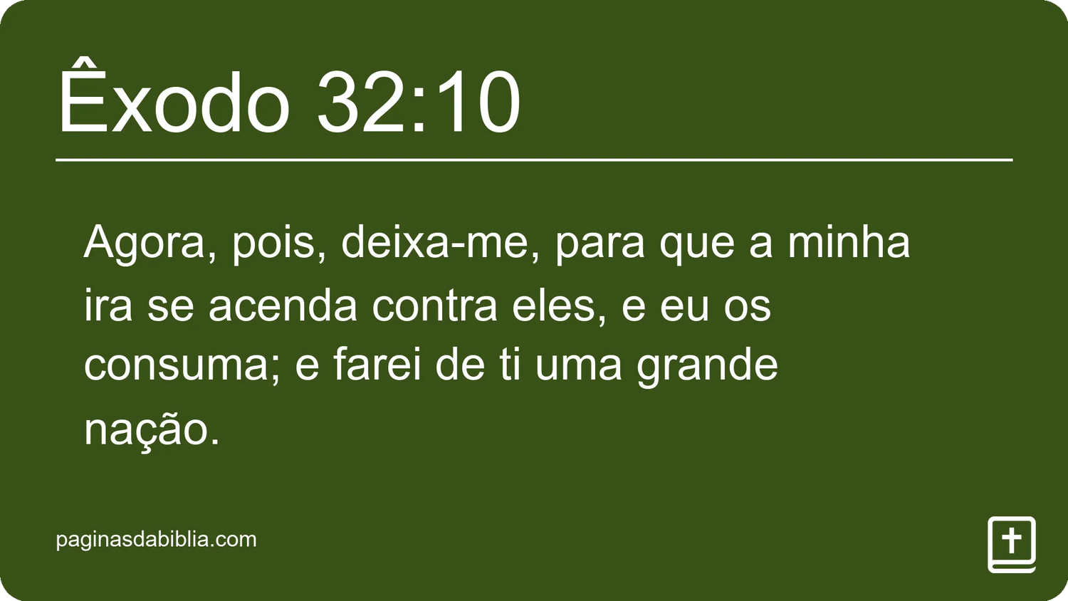 Êxodo 32:10