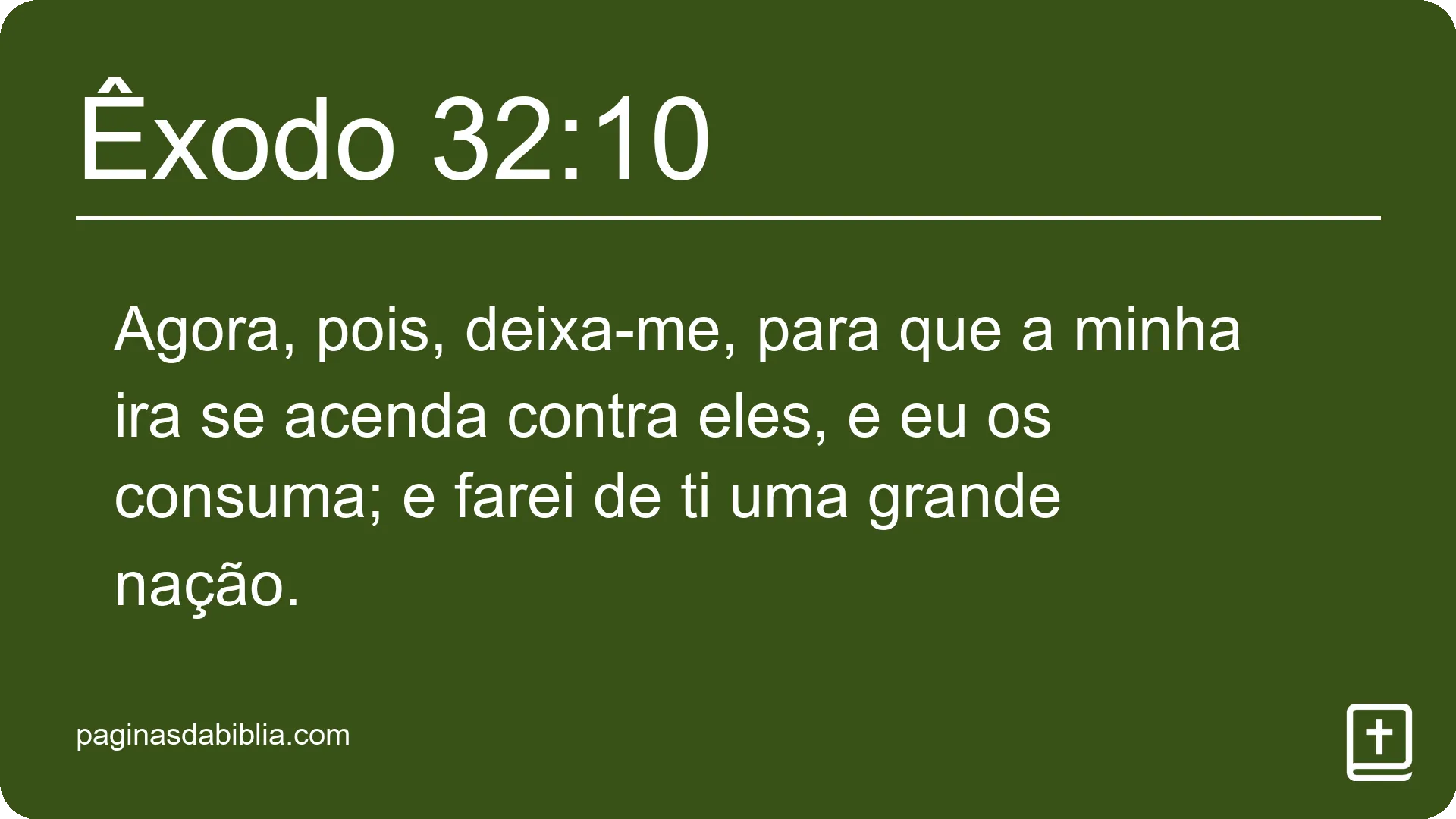 Êxodo 32:10