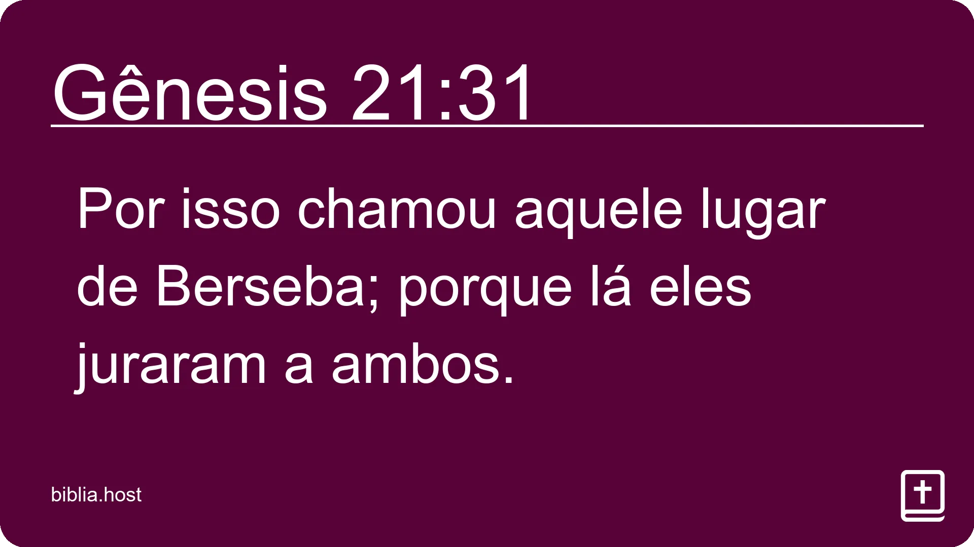 Gênesis 21:31