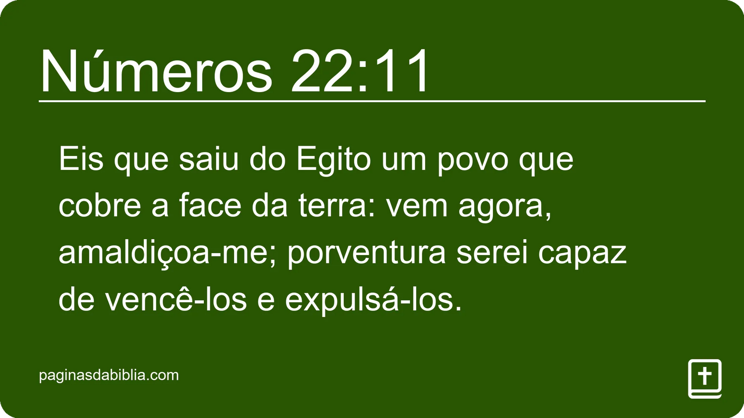 Números 22:11