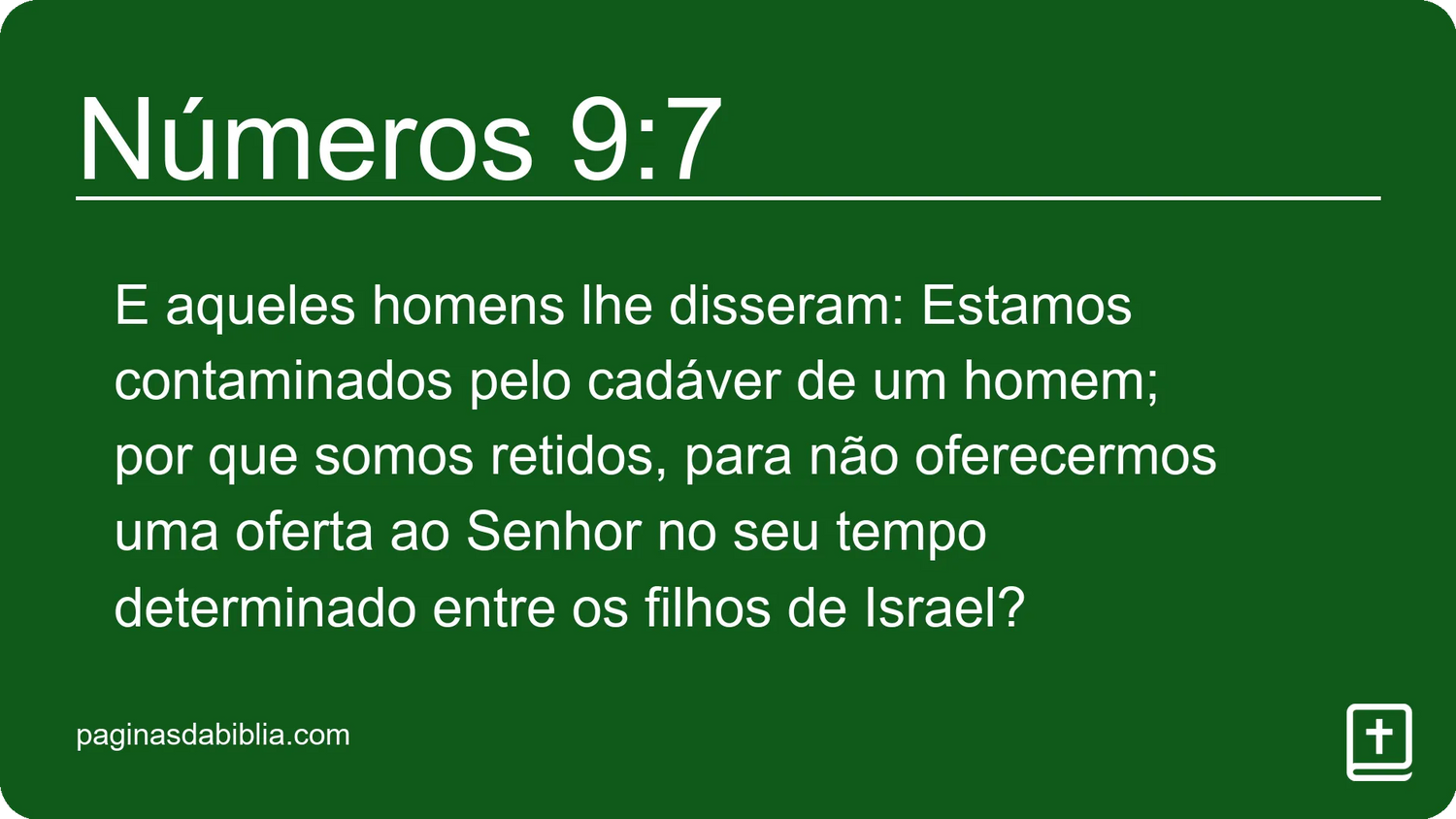 Números 9:7