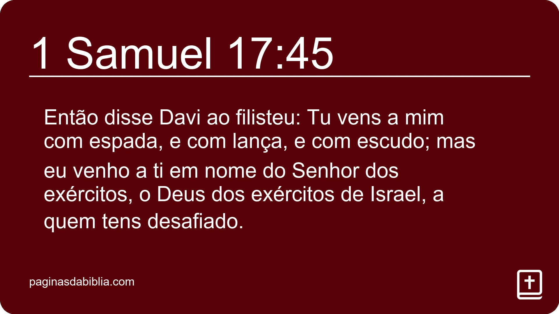 1 Samuel 17:45