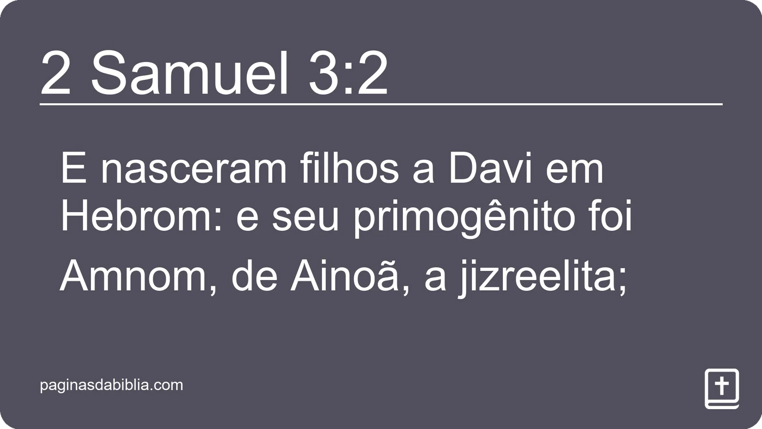 2 Samuel 3:2