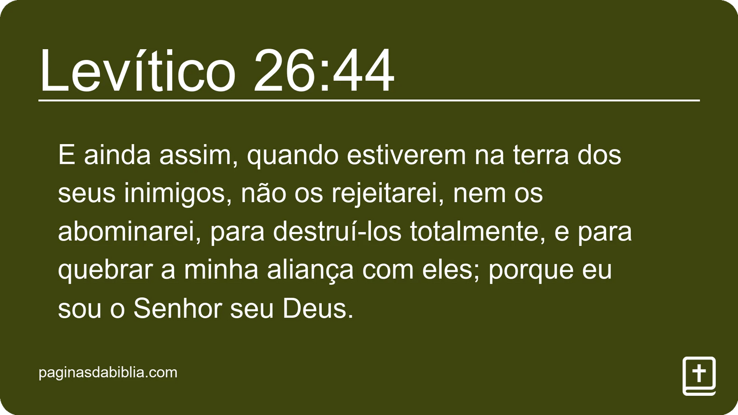 Levítico 26:44