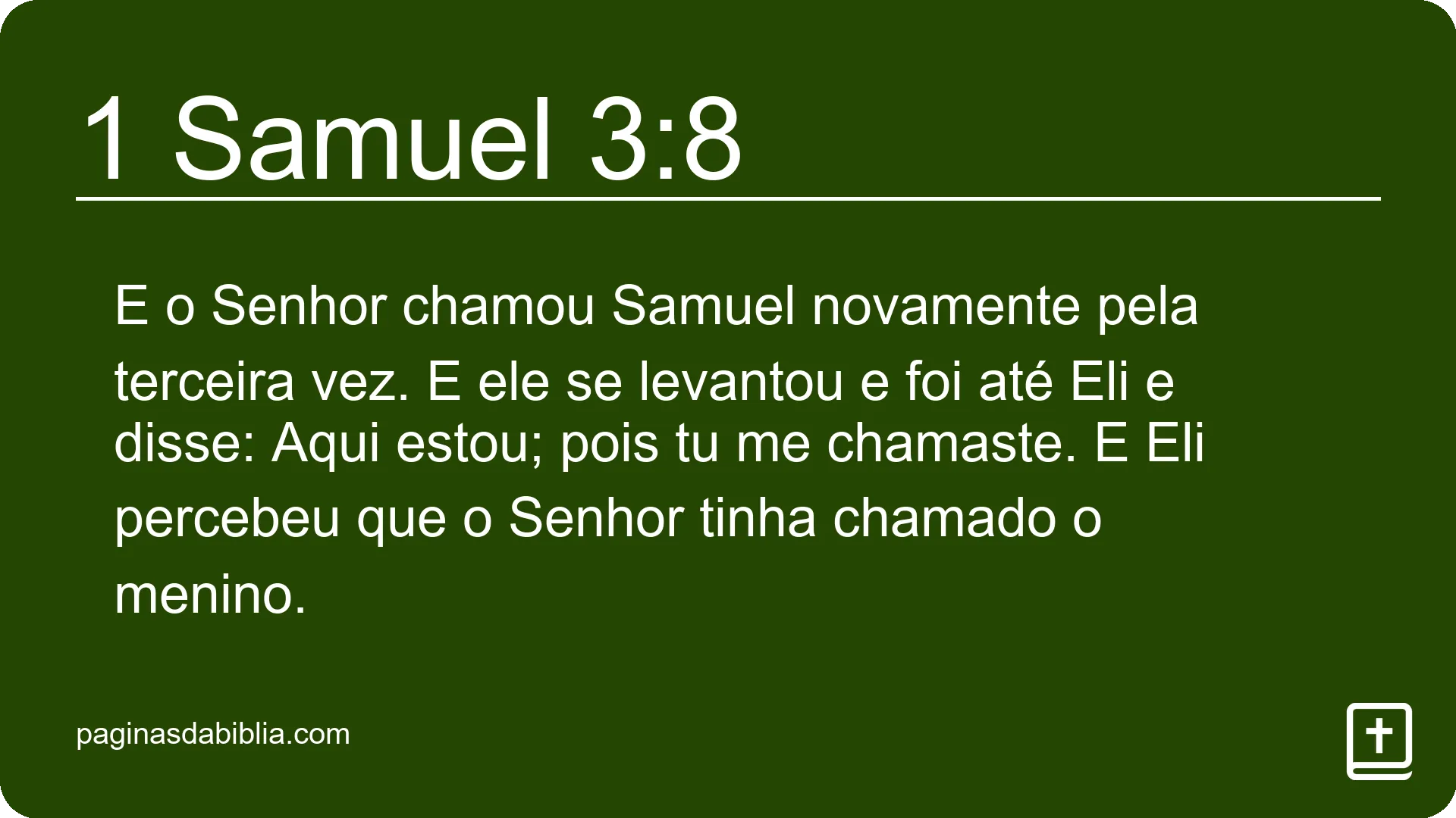 1 Samuel 3:8