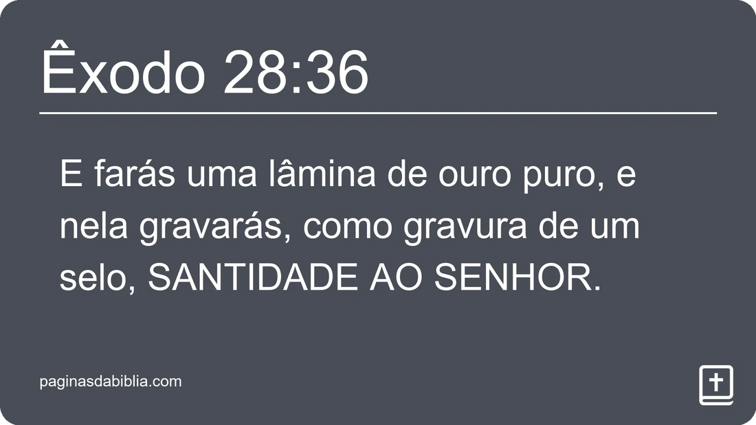 Êxodo 28:36