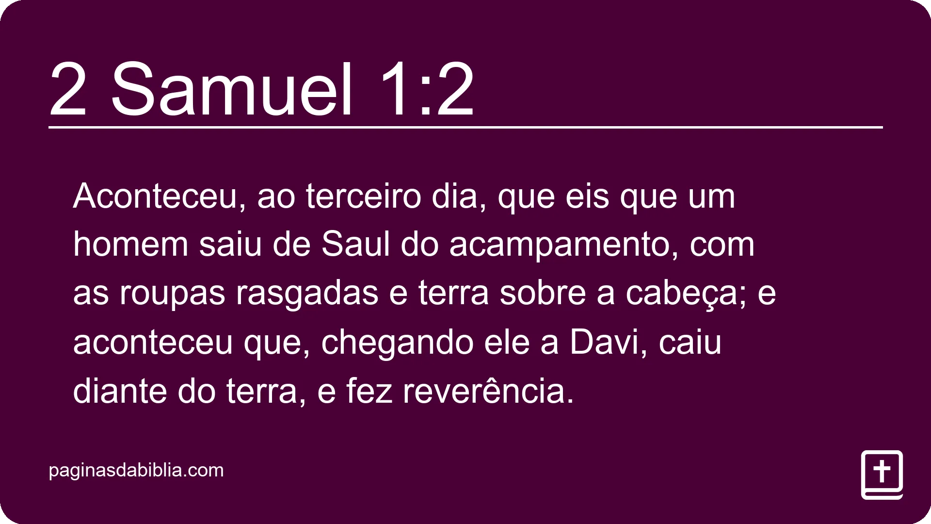 2 Samuel 1:2