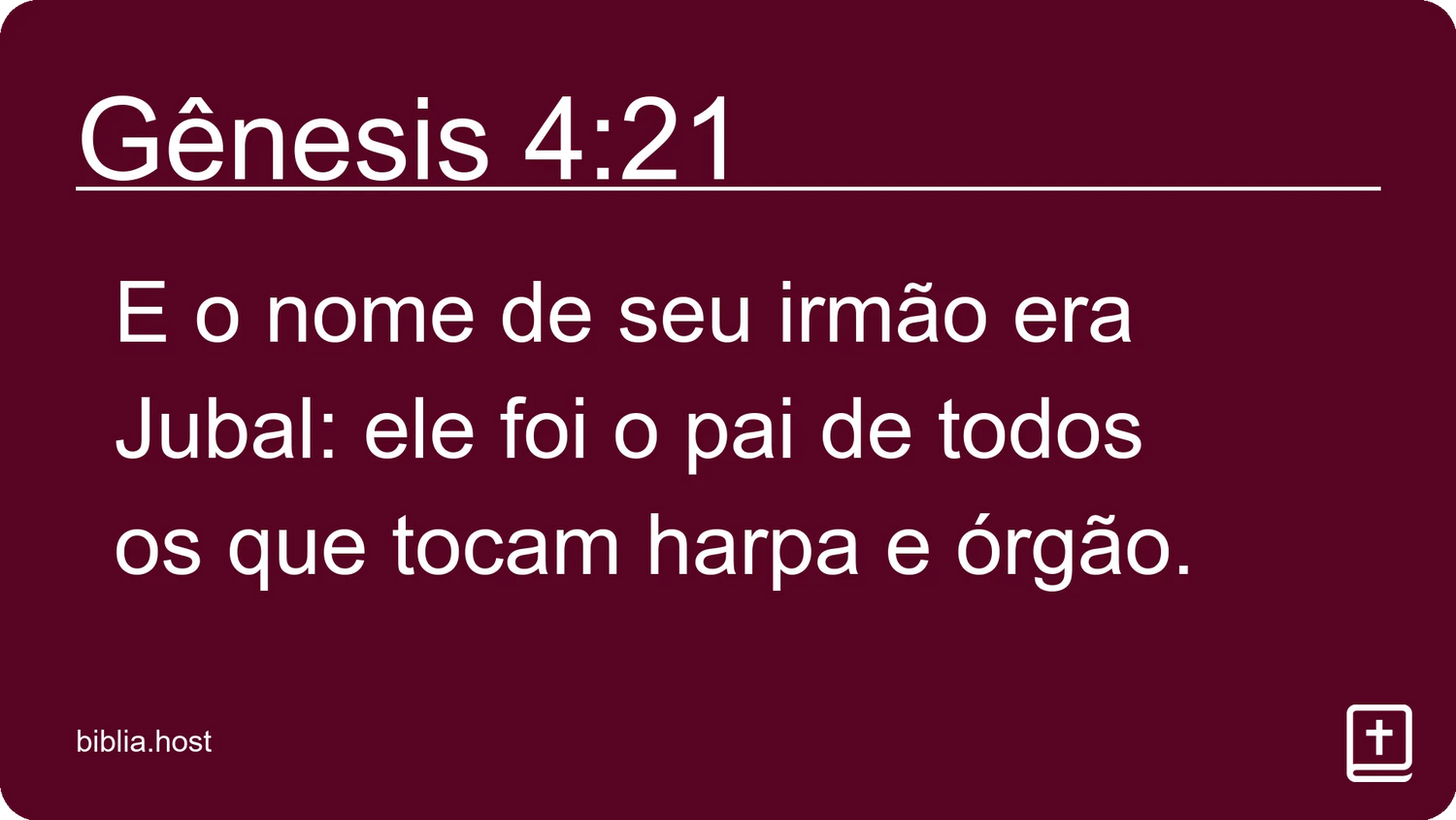 Gênesis 4:21