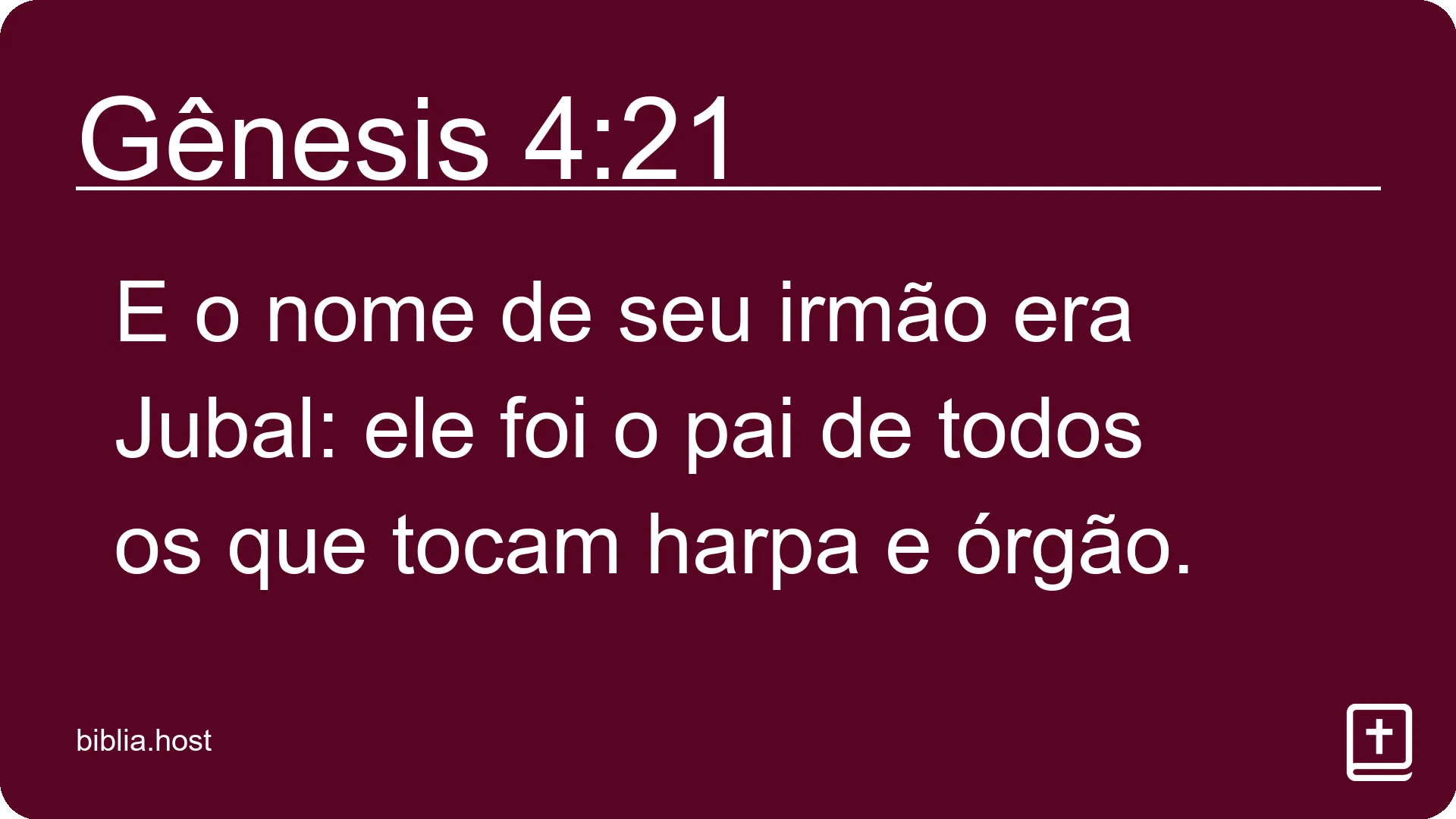 Gênesis 4:21