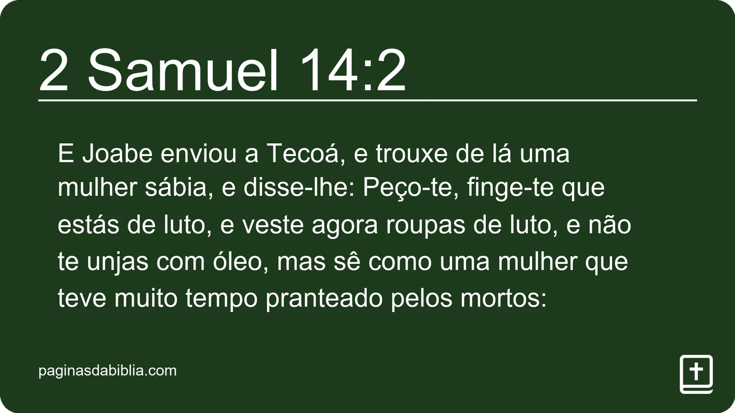 2 Samuel 14:2