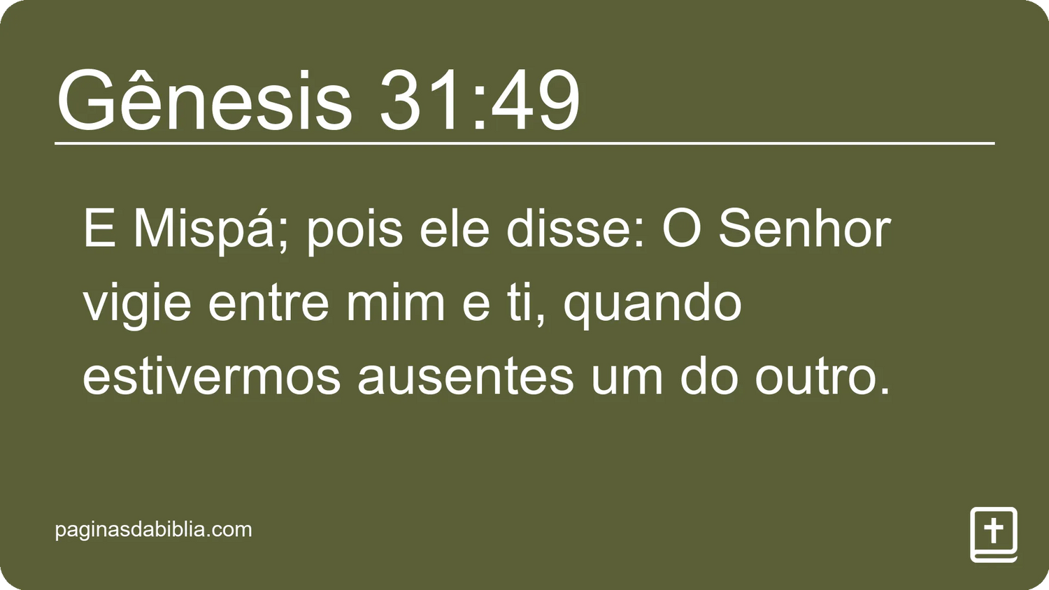 Gênesis 31:49