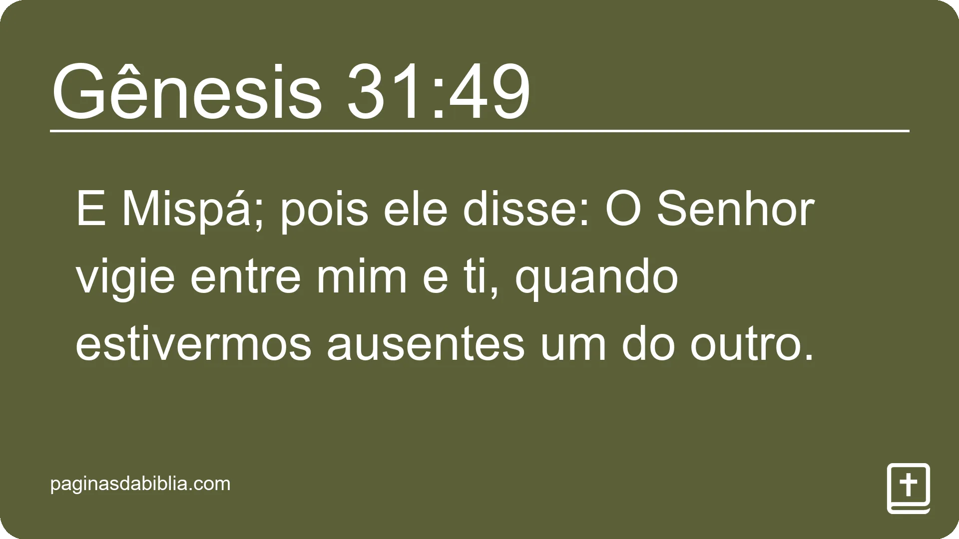 Gênesis 31:49