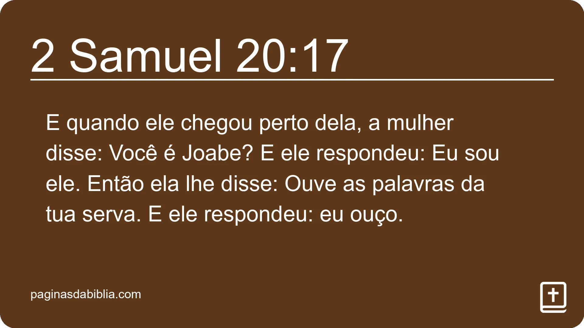 2 Samuel 20:17