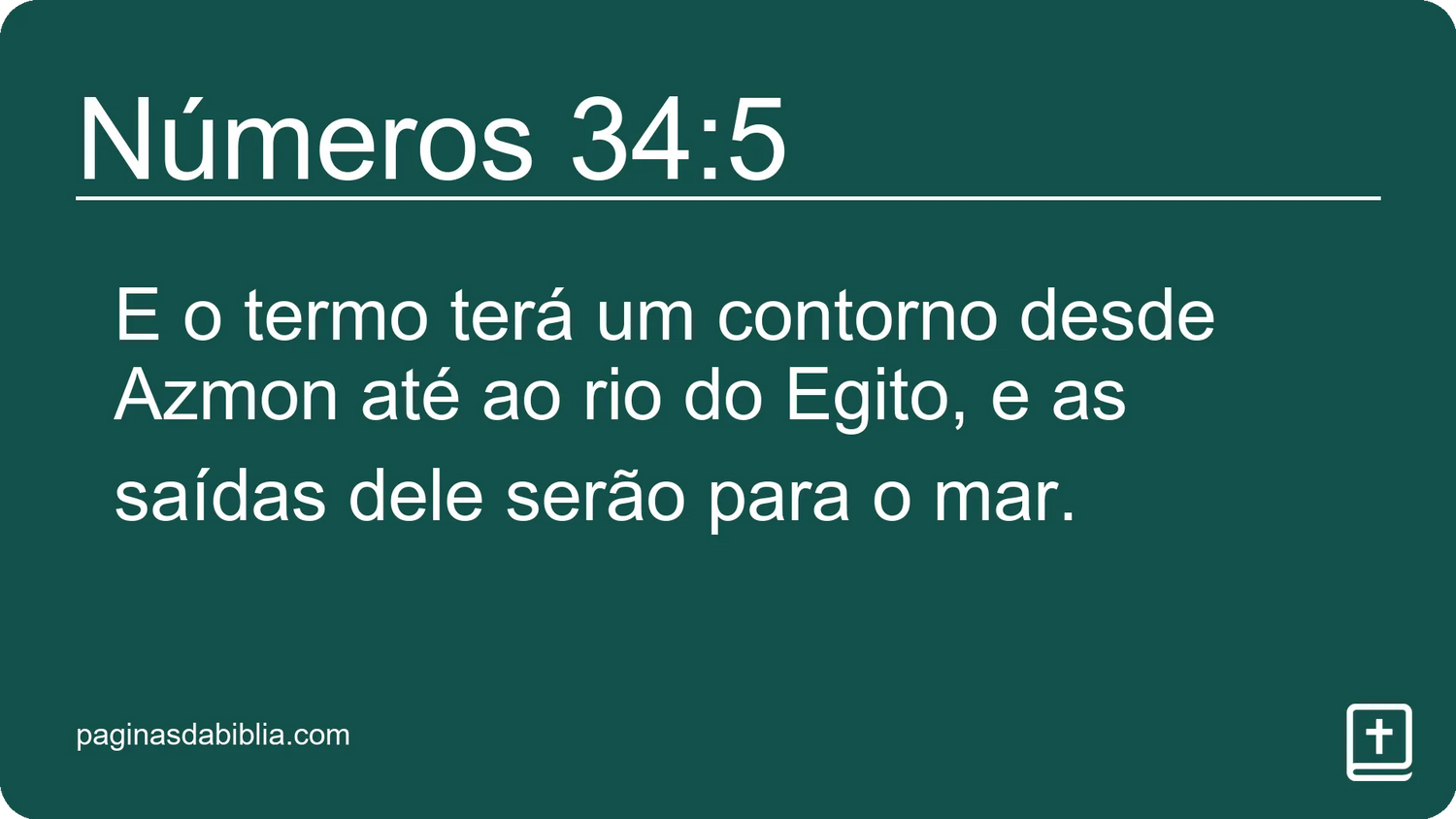 Números 34:5