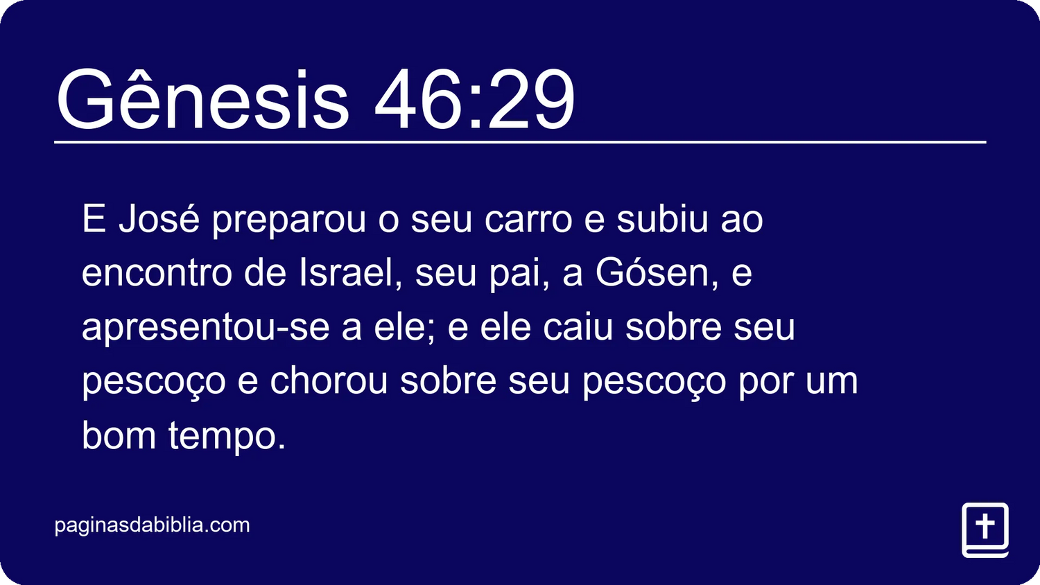 Gênesis 46:29