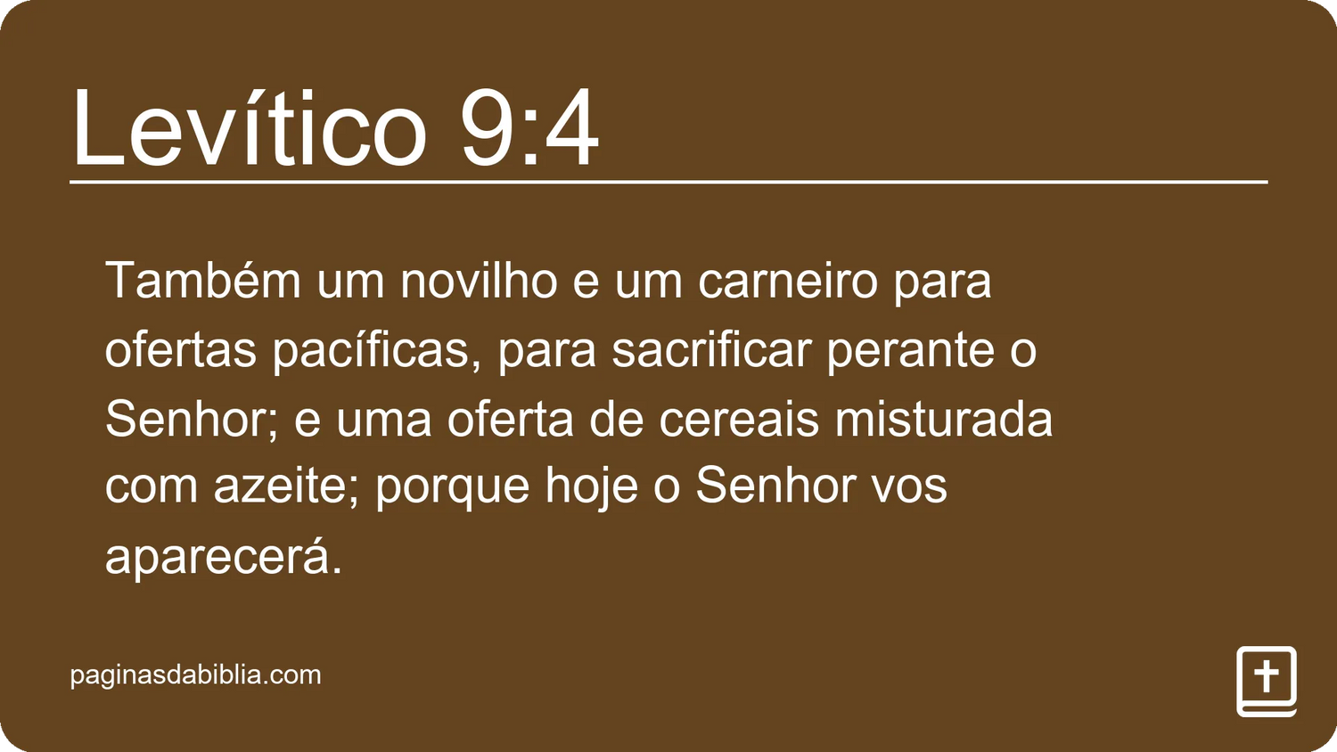 Levítico 9:4