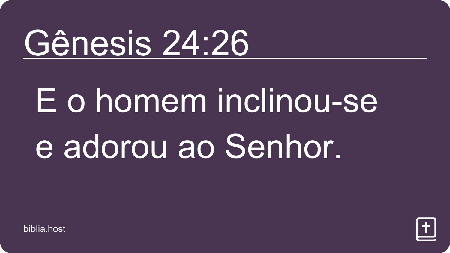 Gênesis 24:26