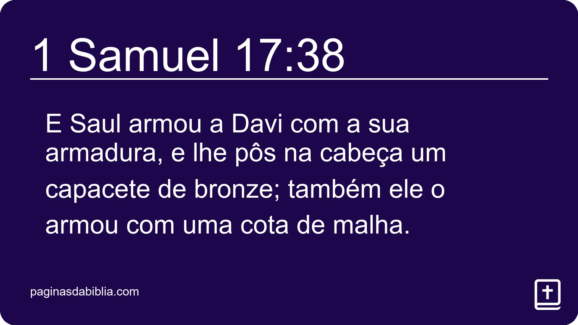 1 Samuel 17:38