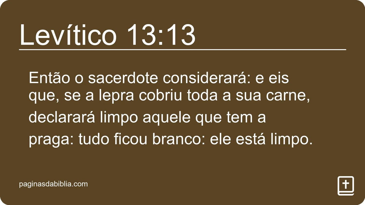 Levítico 13:13