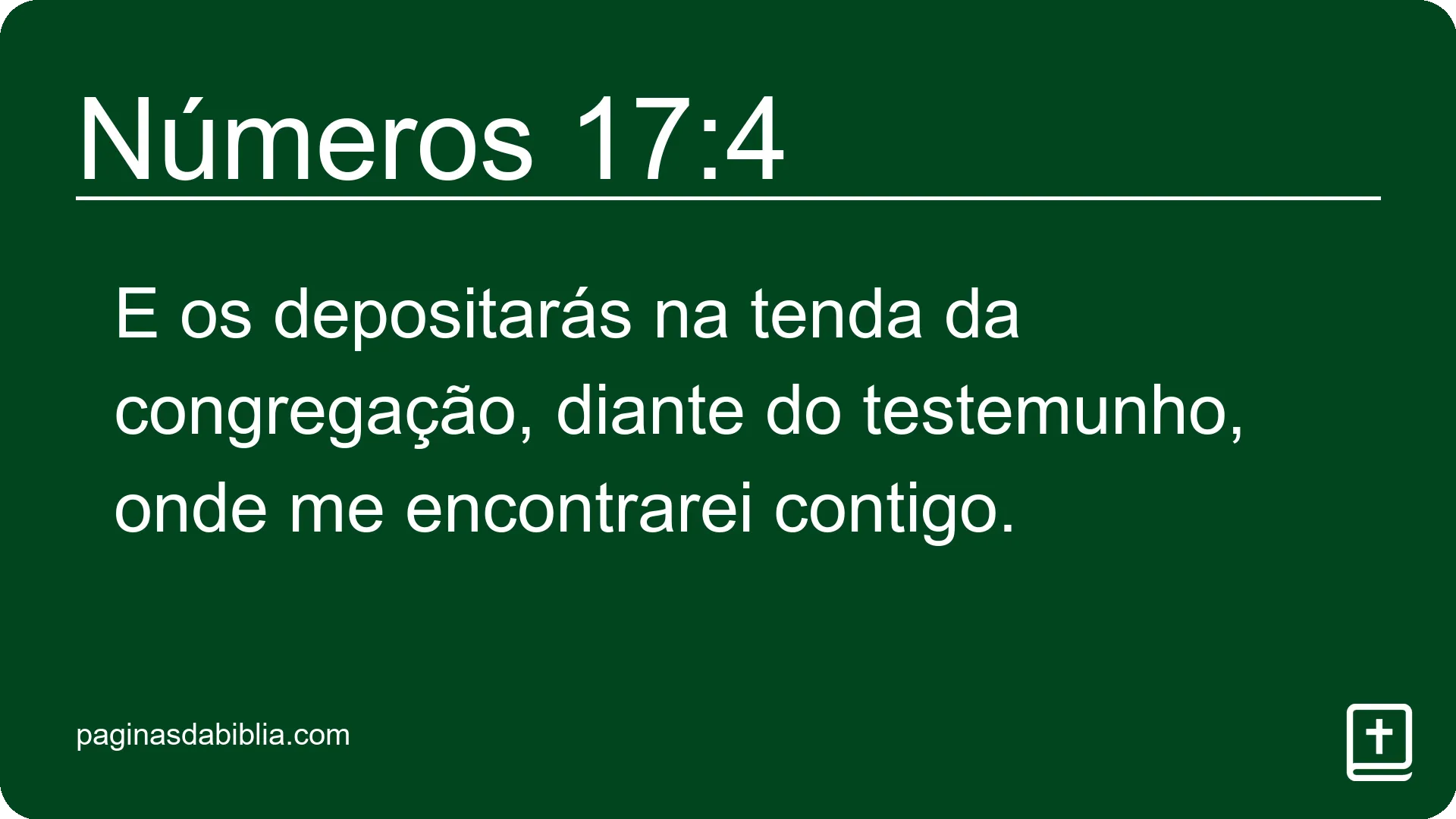 Números 17:4