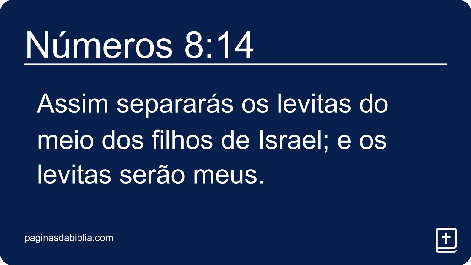 Números 8:14