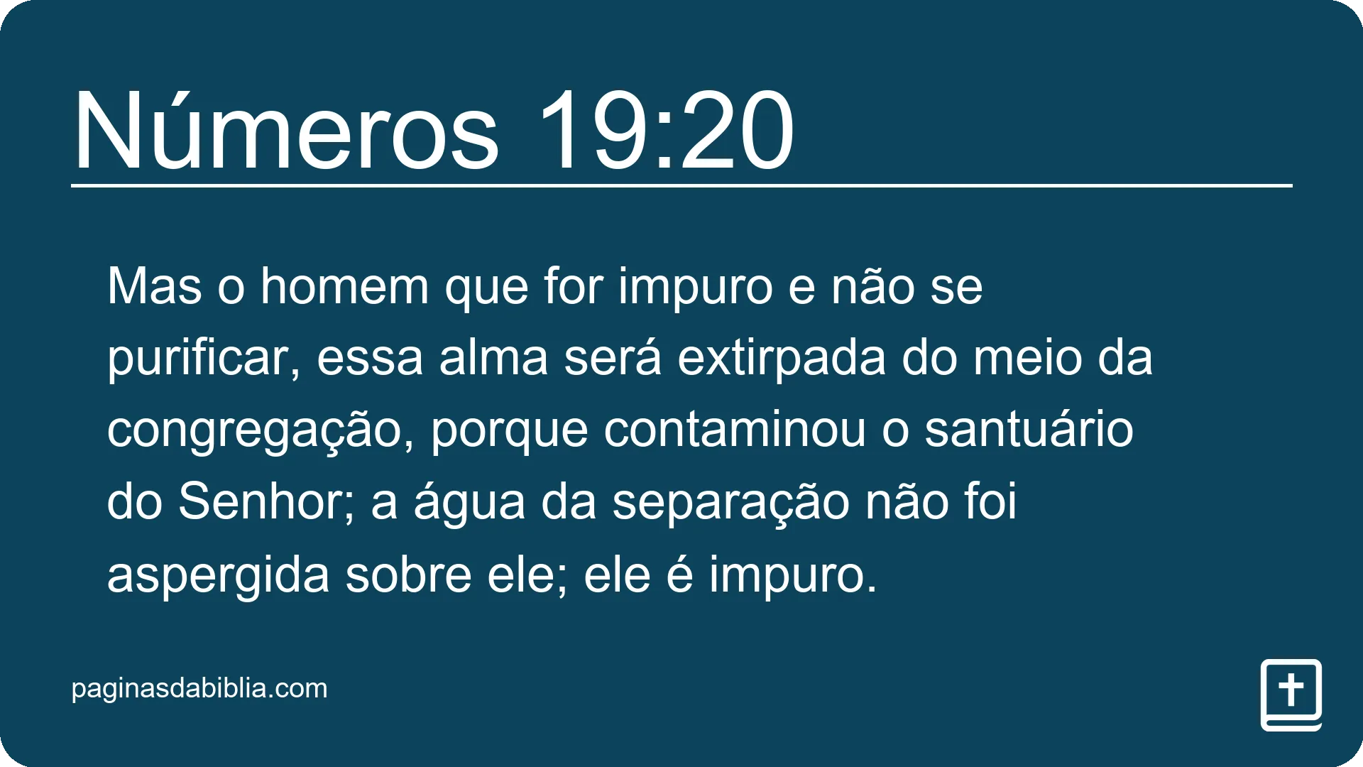 Números 19:20