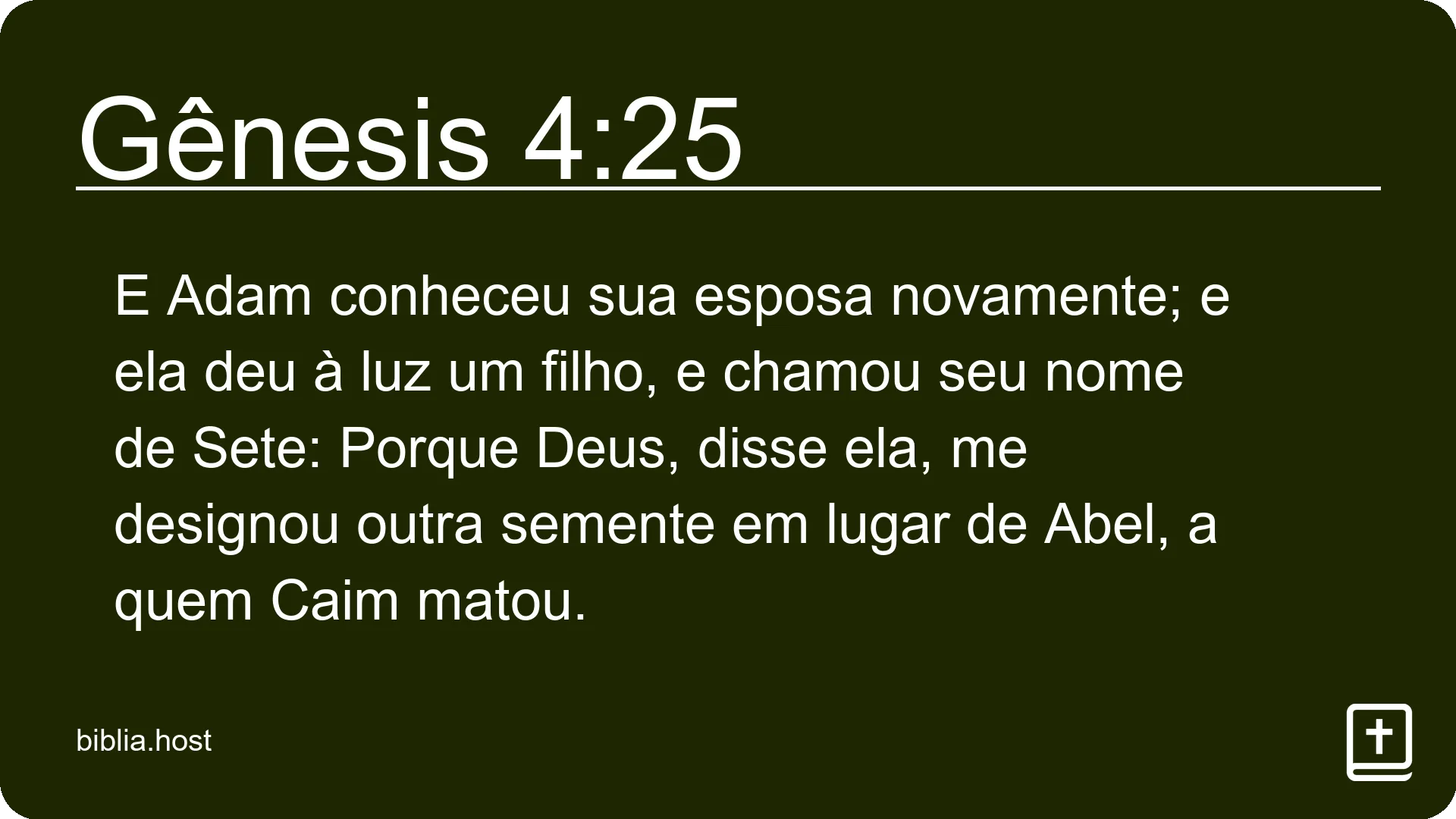 Gênesis 4:25