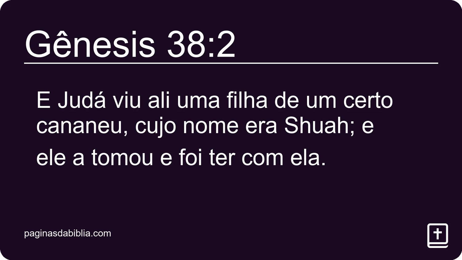 Gênesis 38:2