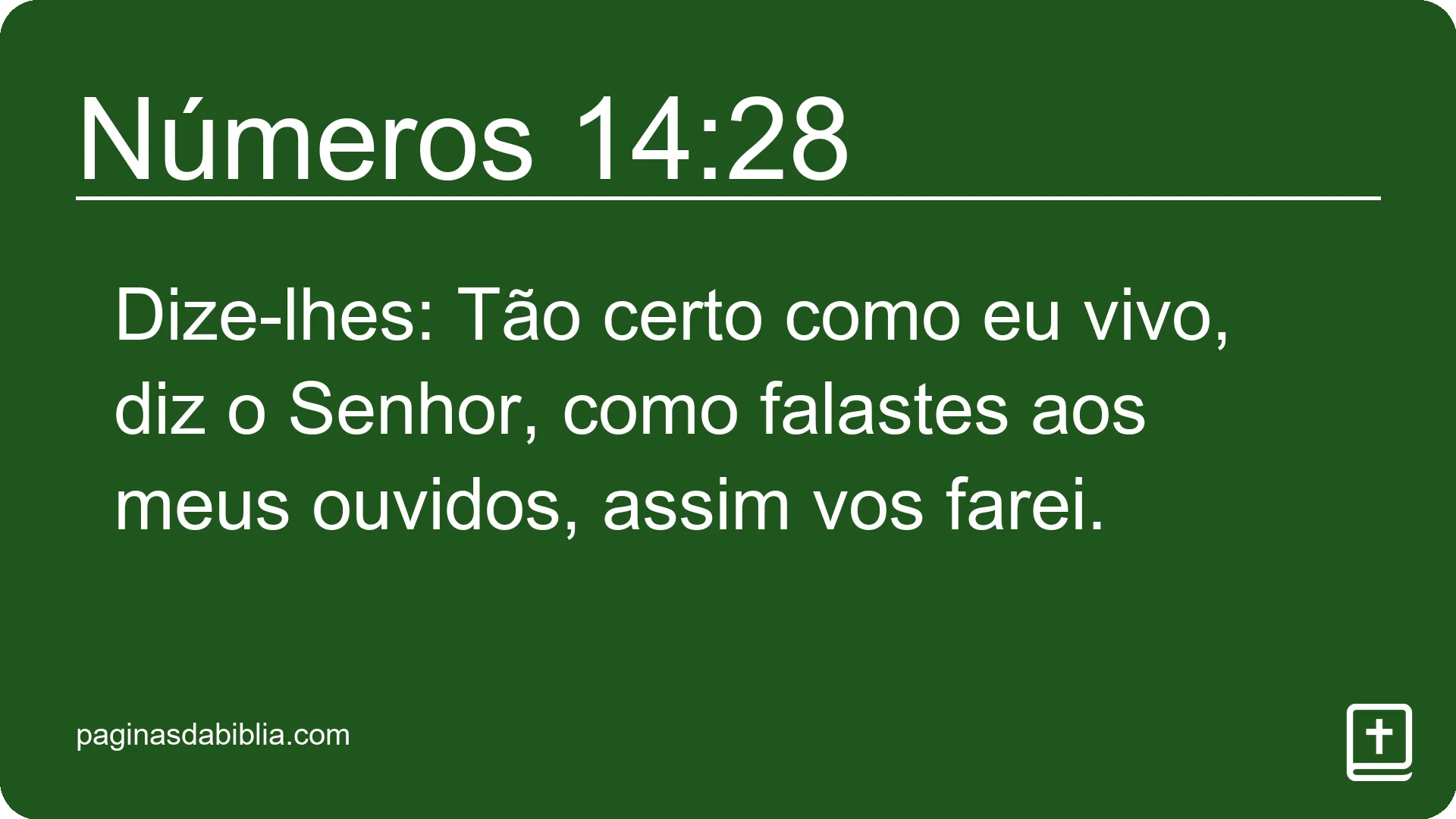 Números 14:28