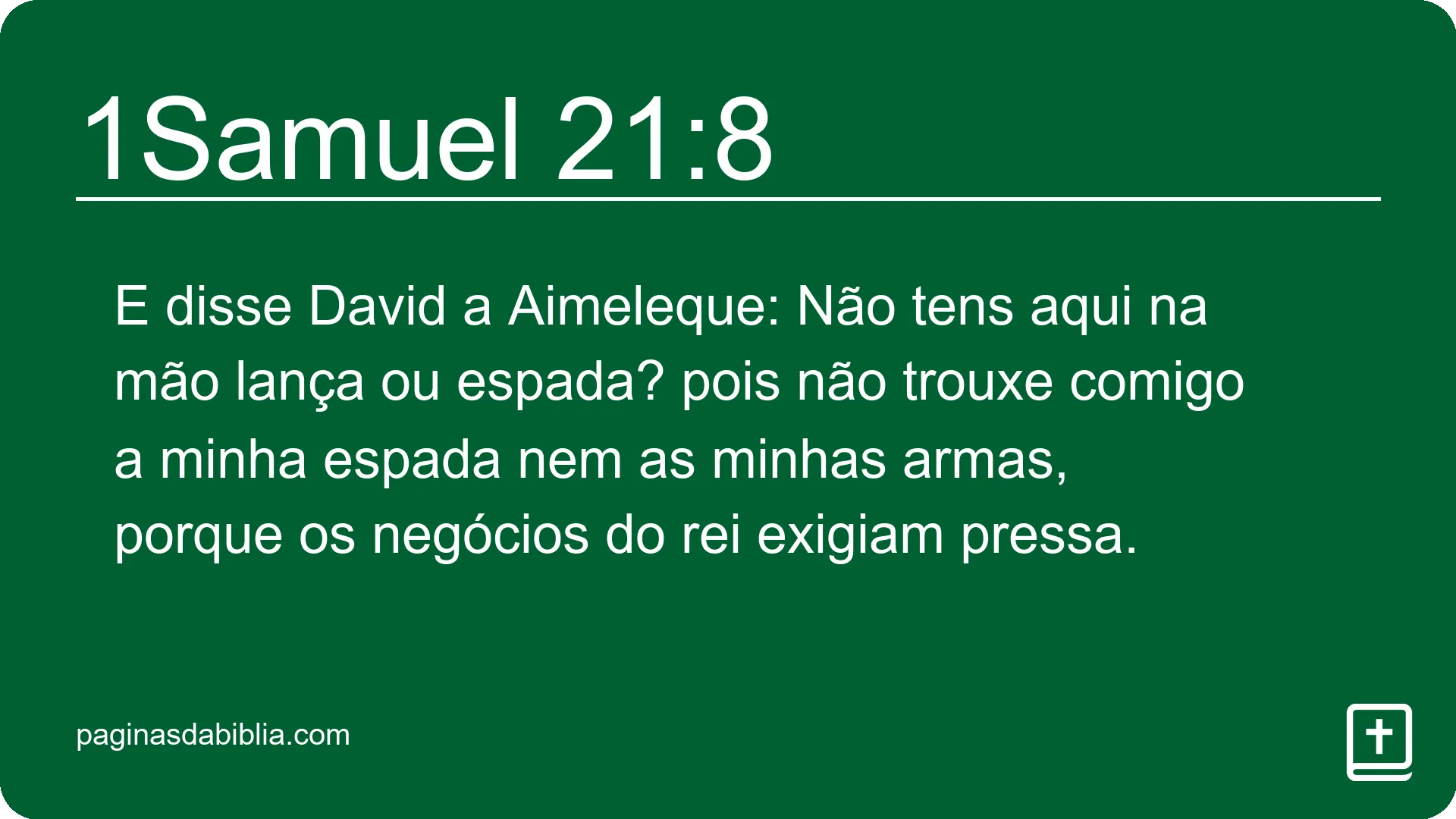 1Samuel 21:8