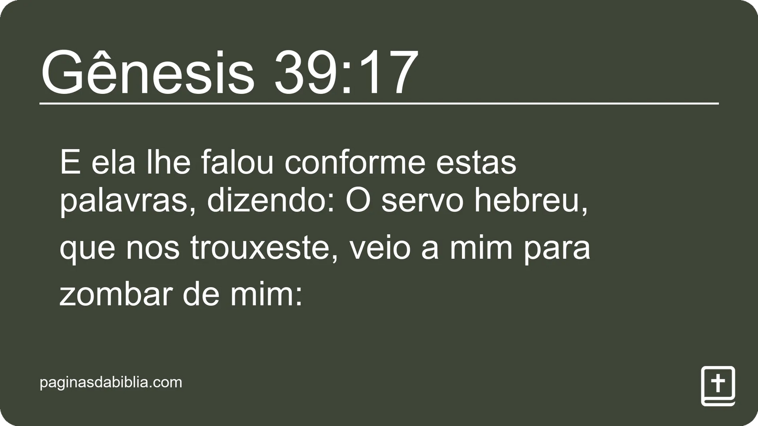 Gênesis 39:17