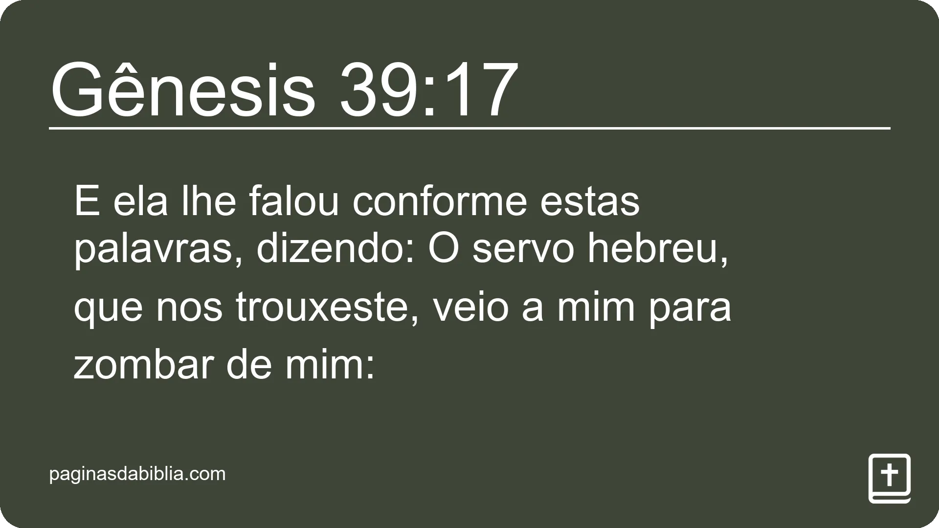 Gênesis 39:17