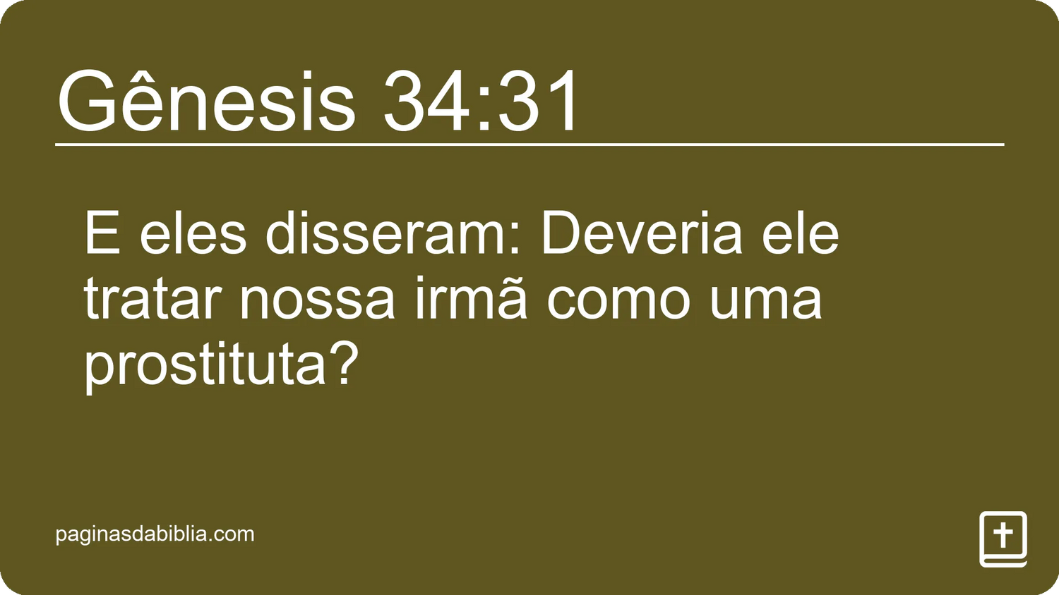 Gênesis 34:31