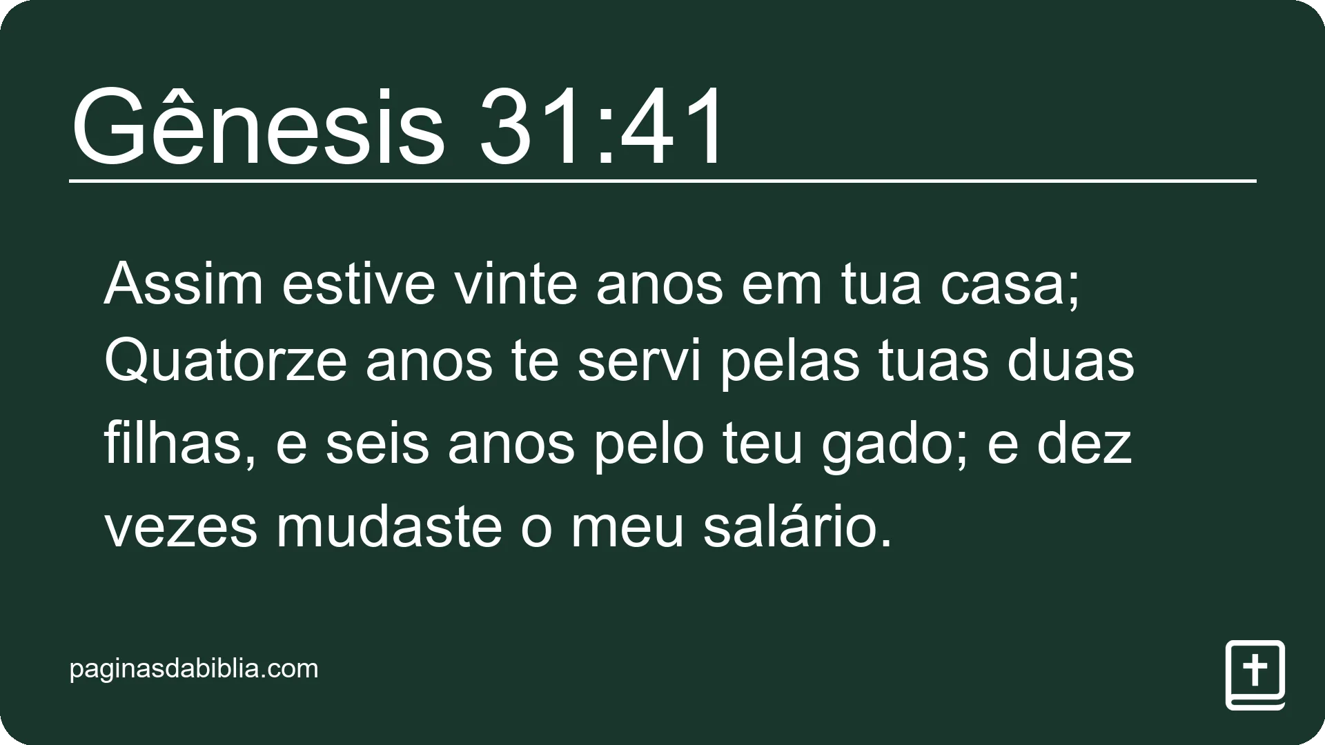 Gênesis 31:41