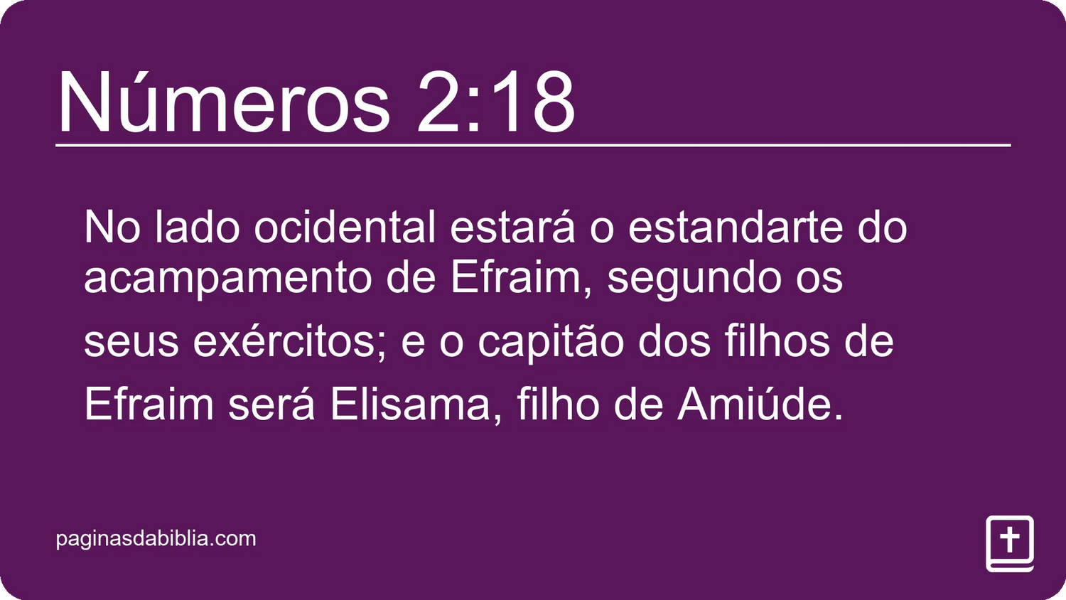 Números 2:18