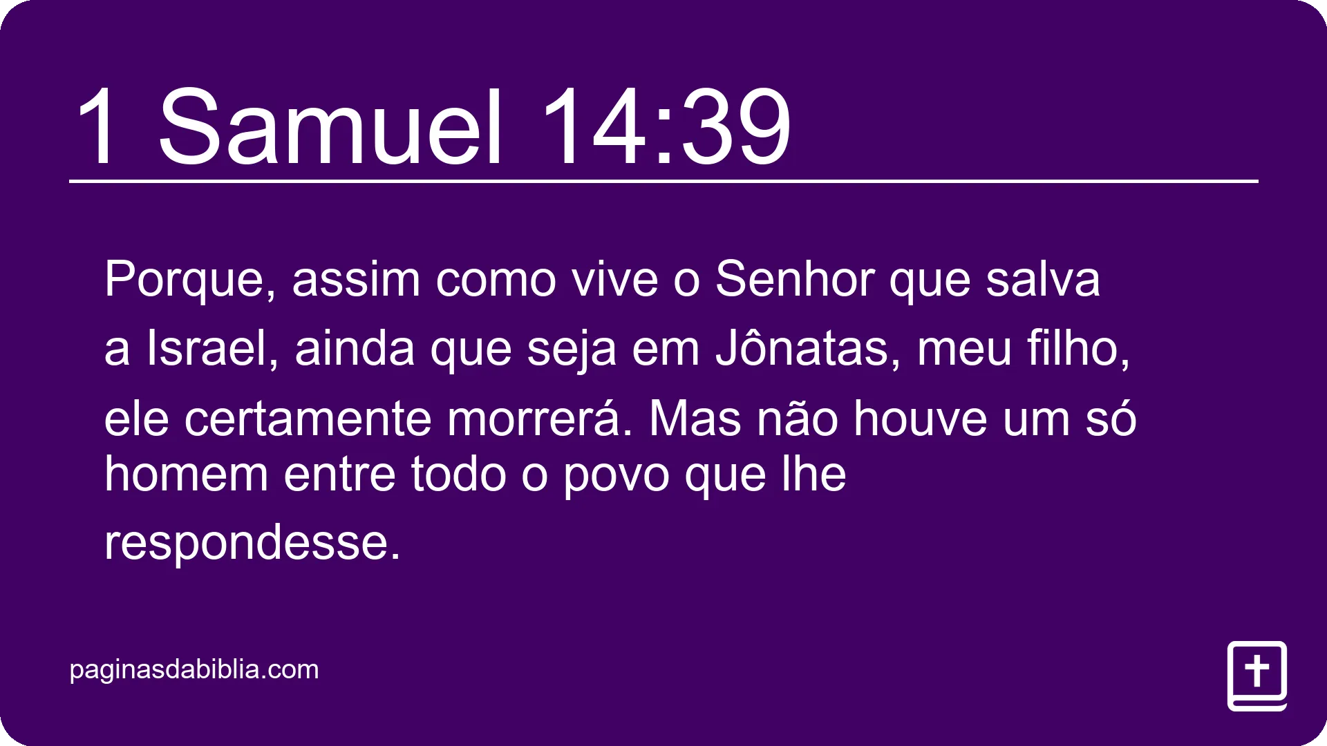 1 Samuel 14:39