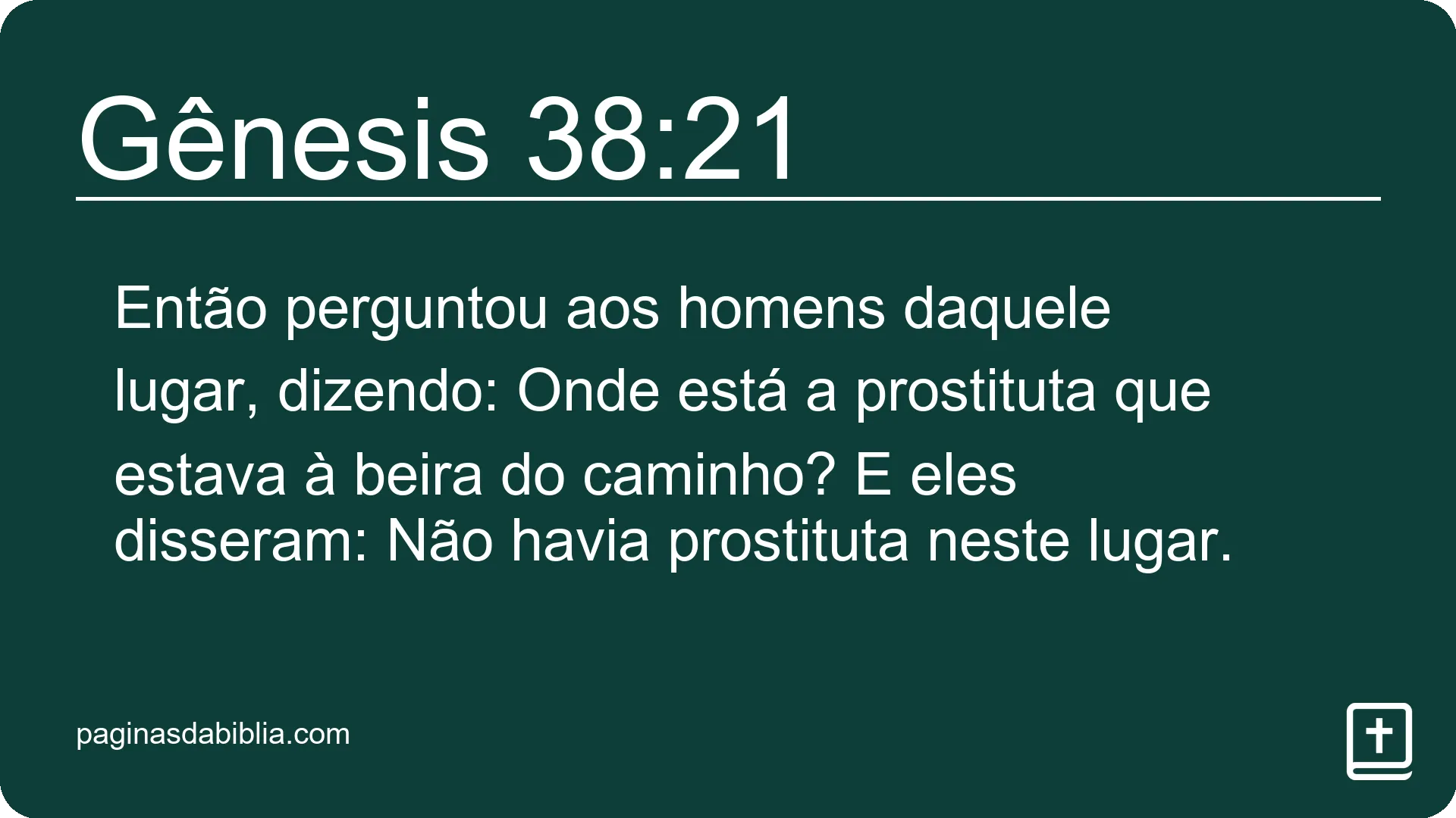 Gênesis 38:21