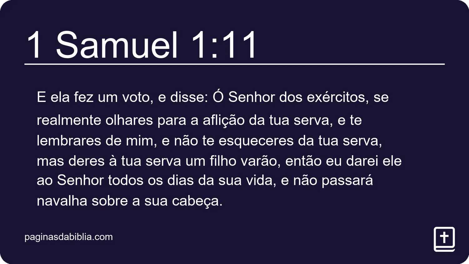 1 Samuel 1:11