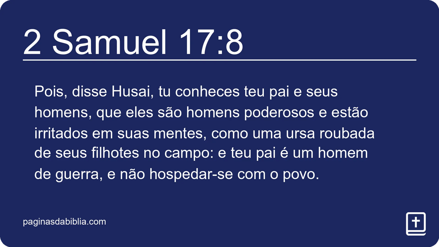 2 Samuel 17:8