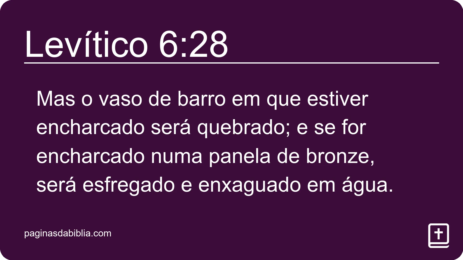 Levítico 6:28