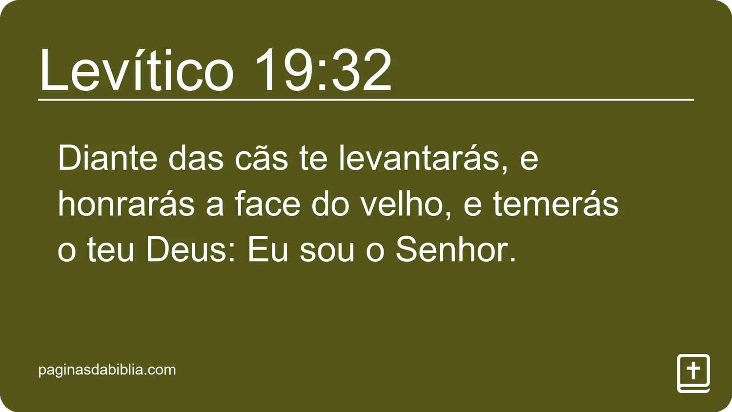 Levítico 19:32