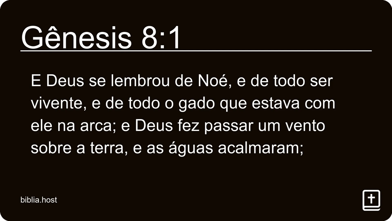 Gênesis 8:1