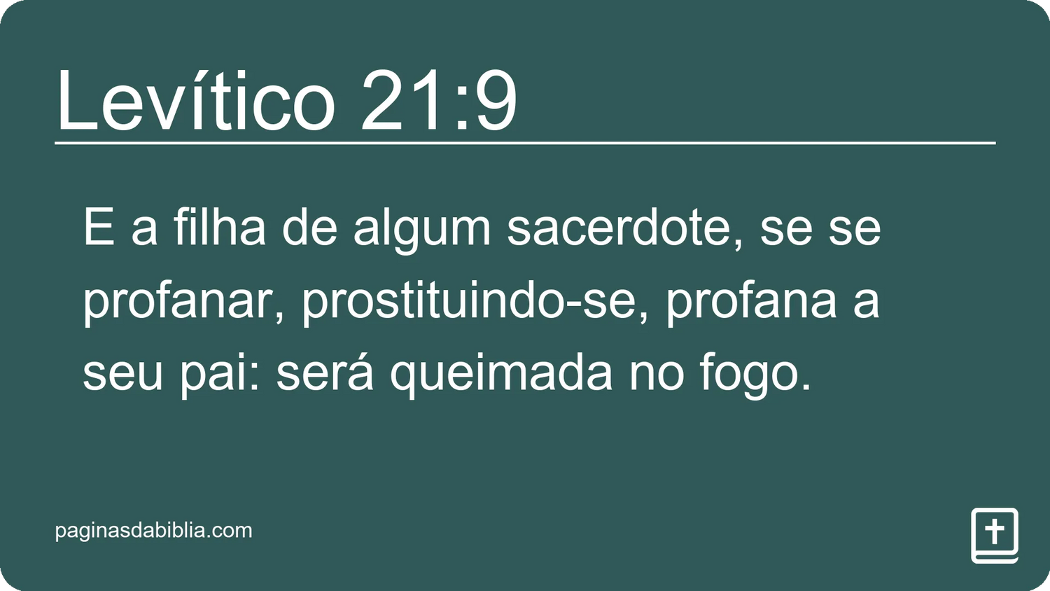 Levítico 21:9