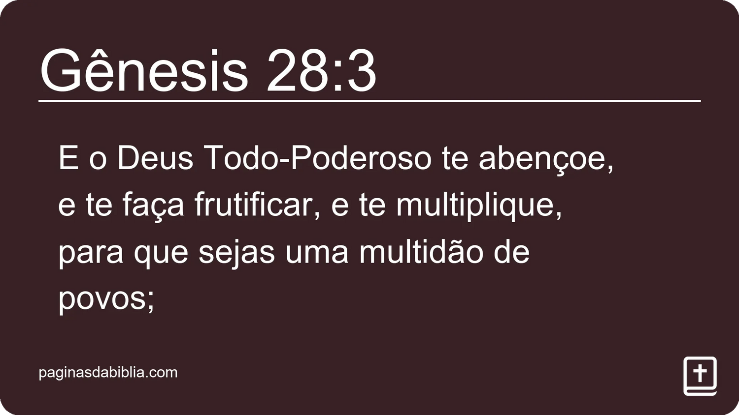 Gênesis 28:3