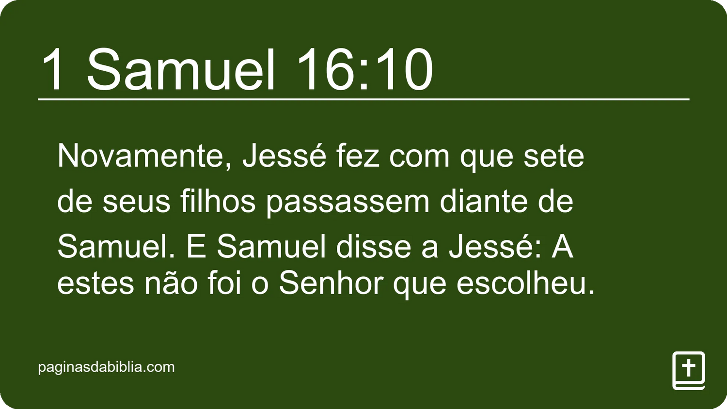 1 Samuel 16:10